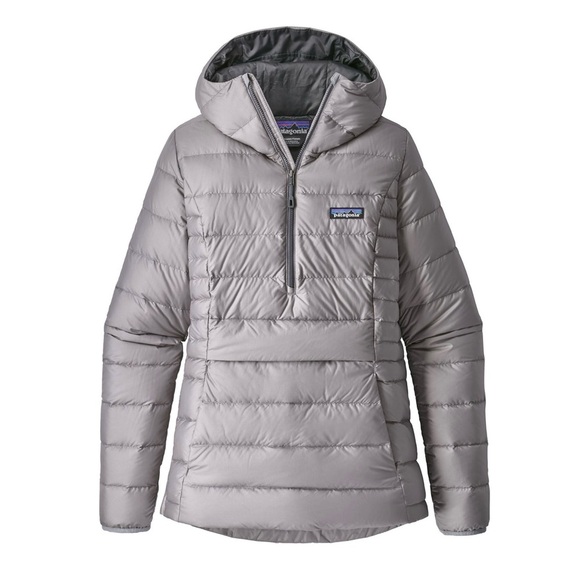 Patagonia Women's Down Sweater Hoody Pullover, Feather Grey‎ - Picture 1 of 8